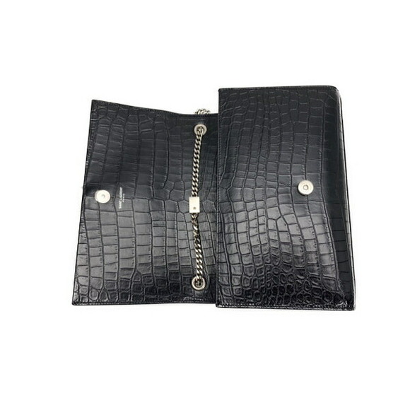 Saint Laurent Paris Kate Tassel Chain Shoulder Curco Style Leather Black - Picture 4 of 9